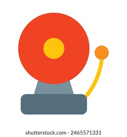 Fire Alarm Vector Flat Icon