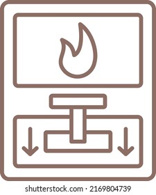 Fire Alarm vector icon. Can be used for printing, mobile and web applications.