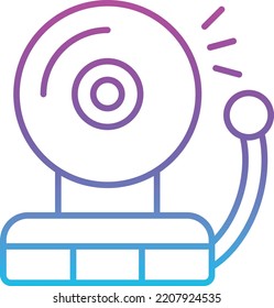 Fire Alarm vector icon. Can be used for printing, mobile and web applications.