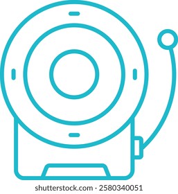 Fire Alarm vector icon. Can be used for printing, mobile and web applications.