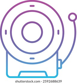 Fire Alarm vector icon. Can be used for printing, mobile and web applications.