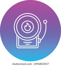 Fire Alarm vector icon. Can be used for printing, mobile and web applications.