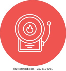 Fire Alarm vector icon. Can be used for printing, mobile and web applications.