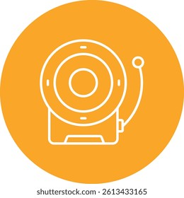 Fire Alarm vector icon. Can be used for printing, mobile and web applications.