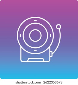 Fire Alarm vector icon. Can be used for printing, mobile and web applications.