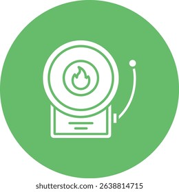 Fire Alarm vector icon. Can be used for printing, mobile and web applications.