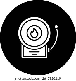 Fire Alarm vector icon. Can be used for printing, mobile and web applications.