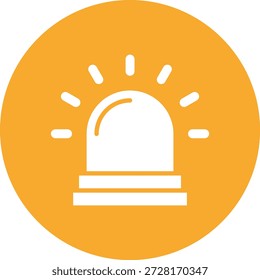 Ilustração de design de ícone de vetor de alarme de incêndio