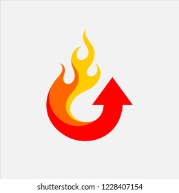 Fire arrow Logo