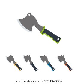 Fire ax icon. Element firefighters multi colored icons for mobile concept and web apps. Icon for website design and development, app development. Premium icon on white background. eps 10