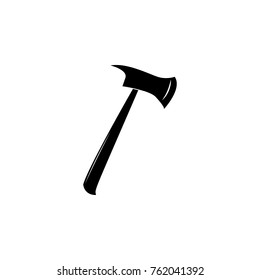 fire ax icon on white background