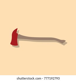 Fire ax icon, vector illustration design. Firefighter collection.
