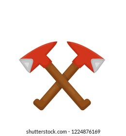 fire ax, vector illustration