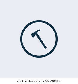 Fire axe icon,Axe sign