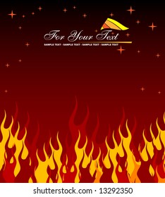Fire background