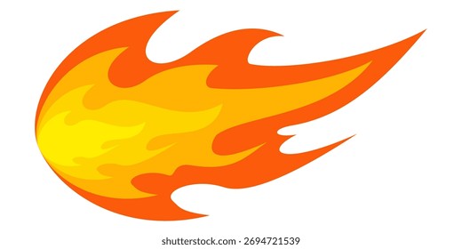 Ilustración de fondo de fuego en estilo plano. Ilustración de fuego ardiente.
