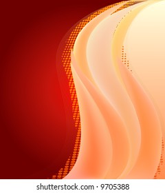 Fire background vector illustration