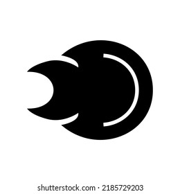 fire ball icon or logo isolated sign symbol vector illustration - high quality black style vector icons
