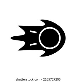 fire ball icon or logo isolated sign symbol vector illustration - high quality black style vector icons
