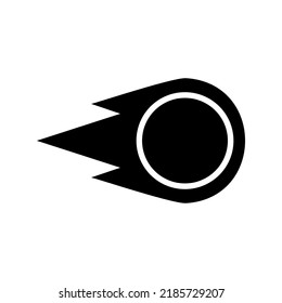 fire ball icon or logo isolated sign symbol vector illustration - high quality black style vector icons
