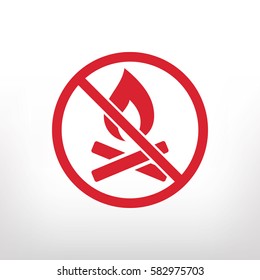 fire ban icon