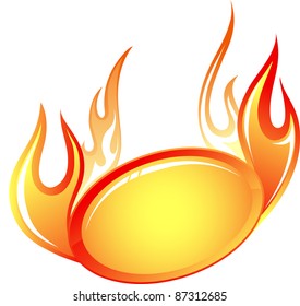 Fire banner glow