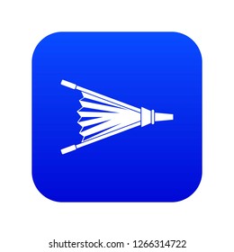 Fire bellows icon digital blue for any design isolated on white vector illustration