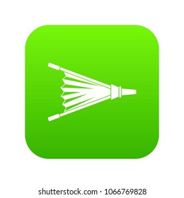 Fire bellows icon digital green for any design isolated on white vector illustration