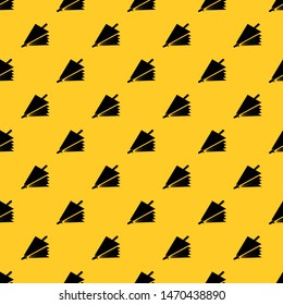 Fire bellows pattern seamless vector repeat geometric yellow for any design