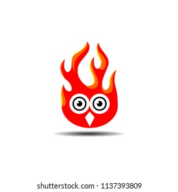fire bird head logo