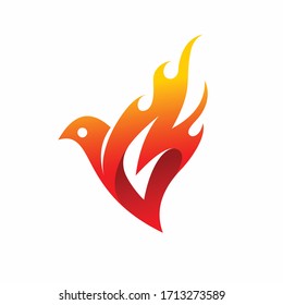 Fire Bird Logo, Phoenix Fire Logo