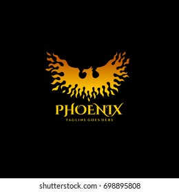 Fire Bird Wing Logo - Phoenix Vector