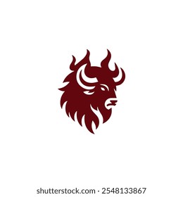 fire bison logo ready for sale