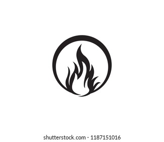 Fire black logo