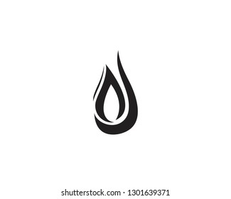 Fire Black Logo Design Vector Stock Vector (Royalty Free) 1301639371 ...