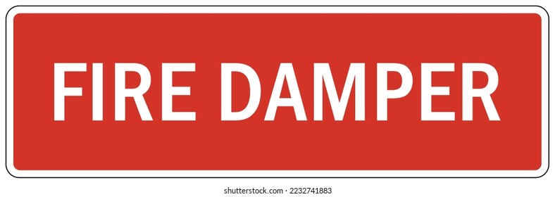 Fire Blanket sign and label