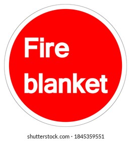 Fire Blanket Symbol Sign, Vector Illustration, Isolate On White Background Label. EPS10