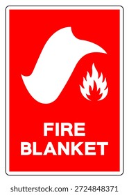 Fire Blanket Symbol Sign, Vector Illustration, Isolate On White Background Label. EPS10