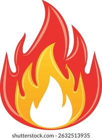 Fire with bold patterns and bright colors