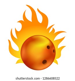 fire bowling ball