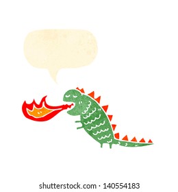 fire breathing monster cartoon