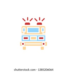 fire brigade icon. vector sign symbol