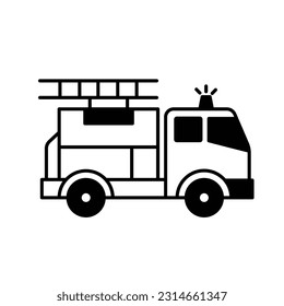 Fire brigade Vector Icon easily modify

