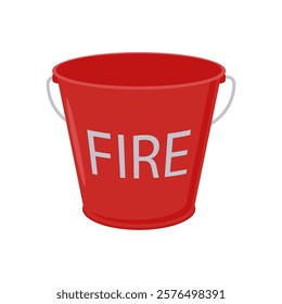 Fire Bucket, Industrial Safety Equipment illustration