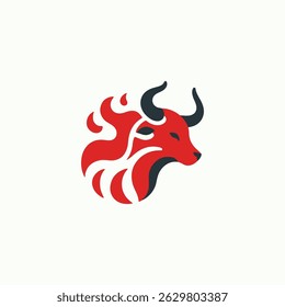 Fire Bull Logo for sale.