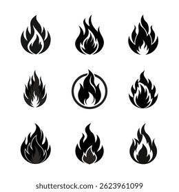 Fire Bundle icon on white background
