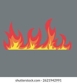 fire burn banner vector illustration	