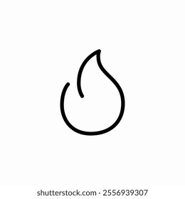 fire burn fire icon sign vector