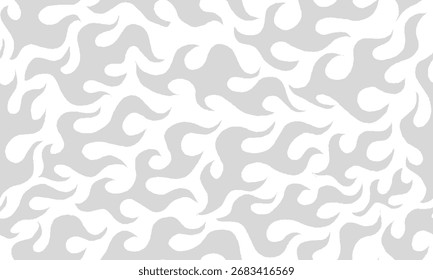 fire burn seamless pattern. fire pattern. cartoon style hand drawn burning pattern.