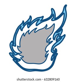 fire burn silhouette